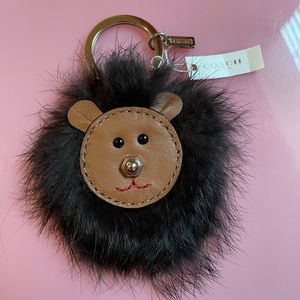 Coach bear keychain